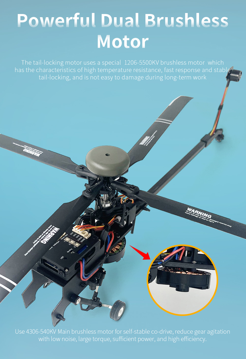 Eachine-E250-AH-64-Apache-24G-6CH-3D-6-Achsen-Gyroskop-Dual-Brushless-Motor-132-Maszligstab-Flybarle-2017028-5